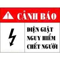 Các loại biển cảnh báo nguy hiểm điện phổ biến hiện nay