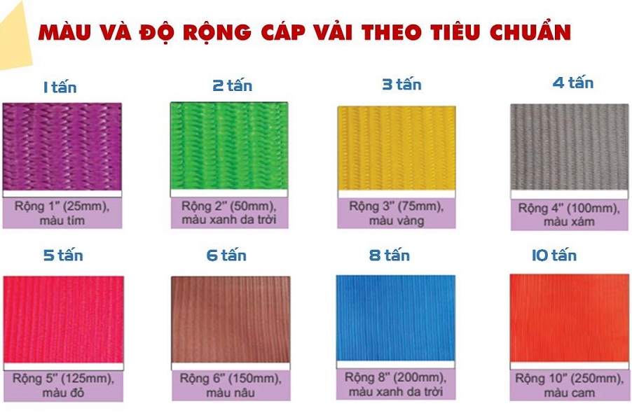 dây cẩu hàng bằng vải