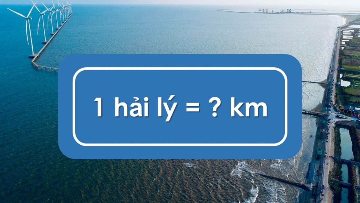 1 hải lý bằng bao nhiêu km​