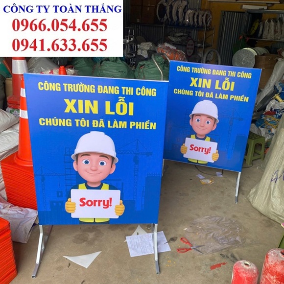 Biển báo công trình 